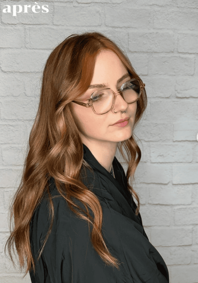 Balayage blond vénitien
