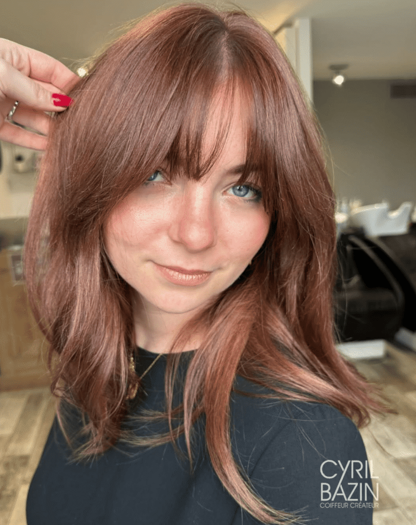 Balayage roux naturel